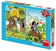 Dino Puzzle Krecik, 2x 48 elem.