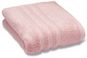 Jasnoróżowy bawełniany ręcznik kąpielowy frotte 70x120 cm Zero Twist – Catherine Lansfield