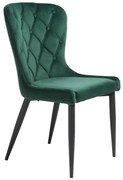 Zielone aksamitne krzesło Granby – Unique Furniture