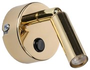 Kinkiet punktowy ENZO 1xG9/8W/230V złoty