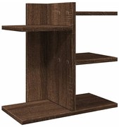 Klasyczna nadstawka na biurko brązowy dąb L6-G30