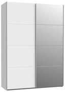 Szafa z lustrem KARO 150x210 cm biała