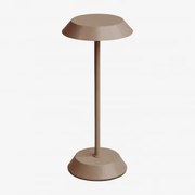 Bezprzewodowa Lampa Stołowa Led Do Użytku Zewnętrznego Z Żelaza Oravella Moka Brown - Sklum