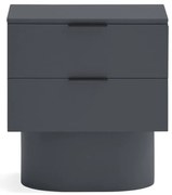 Antracytowa szafka nocna Totem – Teulat