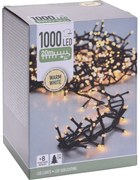Zewnętrzny łańcuch świetlny Microcluster, 20 m, 1000 LED, ciepła biała, timer, IP44