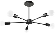 Lampa Pająk 5 APP1024-5CP Czarna