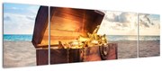 Obraz - Skarb na plaży (170x50 cm)