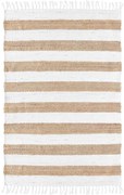 Biało-naturalny dywan 50x80 cm Sagane – douceur d'intérieur