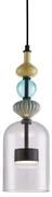 Lampa wisząca ARTE 12W LED śr. 13cm czarna, pojedyncza