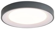 Nowoczesna lampa sufitowa szara z białym 48 cm z możliwością ściemniania LED - Kanton Nowoczesny Oswietlenie wewnetrzne