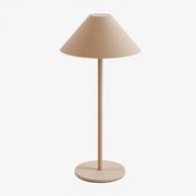 Bezprzewodowa Lampa Stołowa Led Z Żelaza Nebida Nature - Sklum