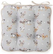 Bawełniana poduszka na krzesło 36x34 cm Hen House – Cooksmart ®