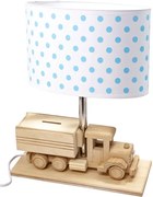 Biało-niebieska lampka skarbonka dla dzieci - 23X S190 K8-G46