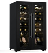 Klarstein Shiraz, chłodziarka do wina, 2 strefy chłodzenia, sterowanie dotykowe, wolnostojąca