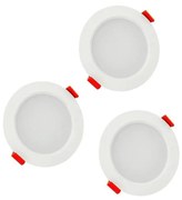 ZESTAW 3xLED Oprawa wpuszczana łazienkowa MIRO LED/6W/230V IP44