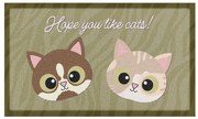 Wycieraczka 40x70 cm Hope You Like Cats – Artsy Doormats