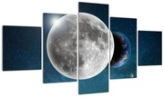 Obraz - Ziemia w zaćmieniu Księżyca (125x70 cm)
