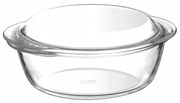 Pyrex Szklane naczynie do pieczenia z pokrywkąokrągłe 3 l