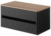 Czarny metalowy stojak na ręczniki papierowe Rin – YAMAZAKI