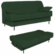 Kanapa sofa Sara rozkładana wersalka do spania Rene Family meble zielona
