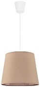 Duolla - Żyrandol na lince SOLO 1xE27/40W/230V śr. 24 cm beżowy