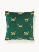 Poszewka na poduszkę z aksamitu z haftem Legong