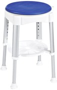 Taboret pod prysznic, obrotowe siedzisko, wys. 41,5-59 cm