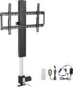 Uchwyt Ścienny na Telewizor SucceBuy 220 V 71 cm Automatyczny Uchwyt do Podnoszenia Telewizora z Pilotem do Użytku Domowego, Czarny