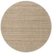 Dywan naturalny jutowy ręcznie tkany Boucle brązowo-szary 160 cm x 160 cm