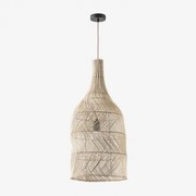 Lampa Sufitowa Embid Miel - Czarna & ↑75 Cm Embid - Sklum