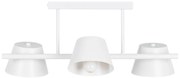 Biała lampa sufitowa 38x62,5 cm Simplico – Ixia