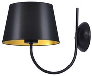 Czarny elegancki żyrandol z abażurem K7-S79