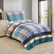 Pościel z mikropluszu Eugen, 140 x 200 cm, 70 x 90 cm