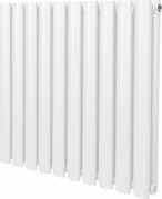 Grzejnik kolumnowy owalny – 600 mm x 600 mm – biały