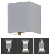 LED Kinkiet zewnętrzny LED/11W/230V 3000K IP65 szary