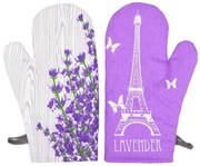 Rękawica kuchenna Lawenda fioletowy, 18 x 28 cm