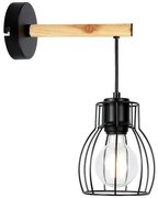 Czarny kinkiet - K296 S4-R31