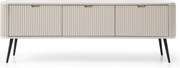 Szafka RTV: Kaszmir, Czarne nogi, 168 x 57 x 39 cm
