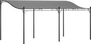 Outsunny Pergola 3 x 5 m, elastyczne zadaszenie ogrodowe z wodoodporną plandeką i metalową ramą, osłona przed słońcem, Ciemnoszary