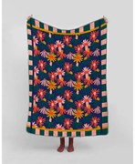 Koc 170x130 cm Floral – Madre Selva
