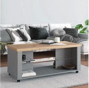 Stolik kawowy 114,5x49x50,5 cm Szary