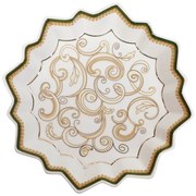 Biały talerz porcelanowy ø 23,5 cm Vassoio – Brandani