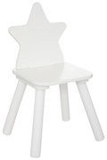 Krzesełko DOUCEUR z oparciem w kształcie gwiazdki, 32 x 31,5 x 50 cm