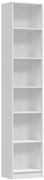 Biały wysoki otwarty regał słupek S8-C97
