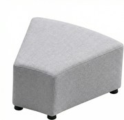 Siedzisko LEA, trójkąt, jasnoszare