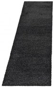 Dywan shaggy Fluffy Super Soft szary 80 cm x 250 cm