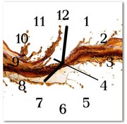 Zegar ścienny kwadrat Woda