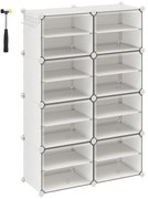 Modułowy regał z przegródkami BOXIFY biały