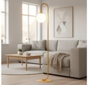 Lampa stojąca FLOR 1xE14/10W/230V pomarańczowa