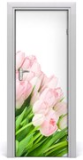 Okleina Naklejka fototapeta na drzwi Różowe tulipany